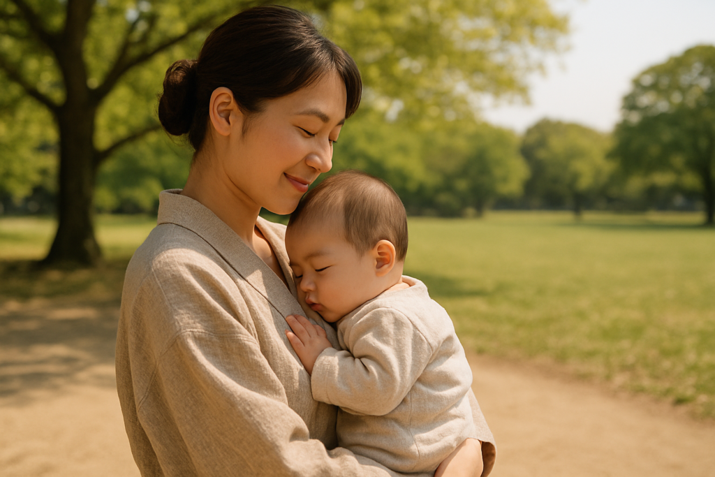 ご家族のサポート - Japanese mother